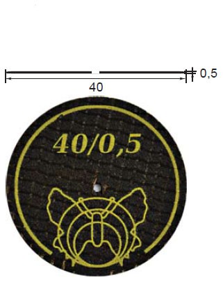 Řezací kotouč se skelnou tkaninou 40/0,5 mm
